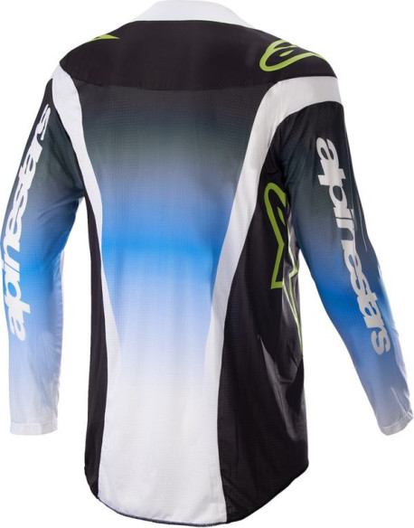 Tricou Enduro Copii Rac-Push Blue/White