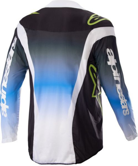 Tricou Enduro Copii Rac-Push Blue/White