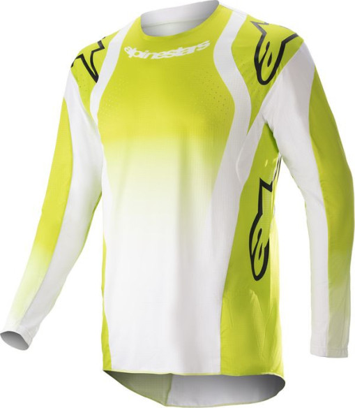Tricou Enduro Copii Rac-Push Yellow/White