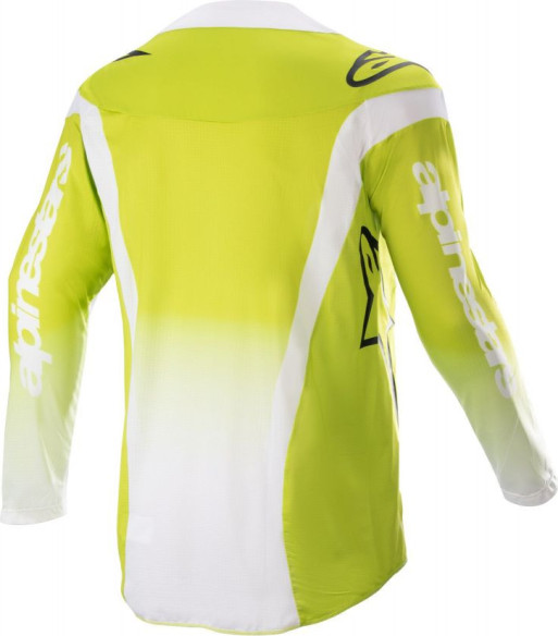 Tricou Enduro Copii Rac-Push Yellow/White