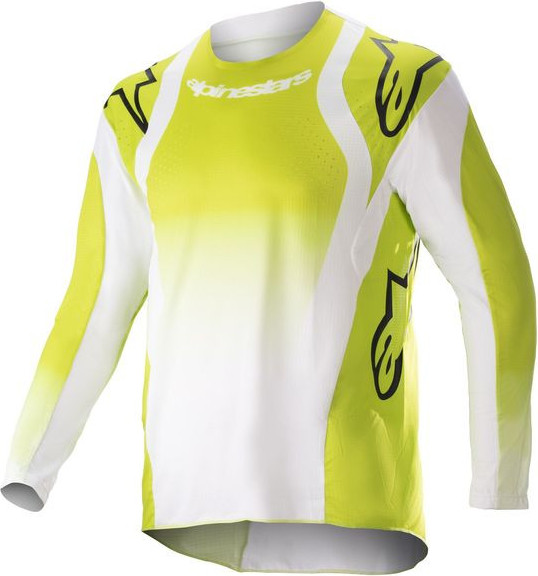 Tricou Enduro Copii Rac-Push Yellow/White