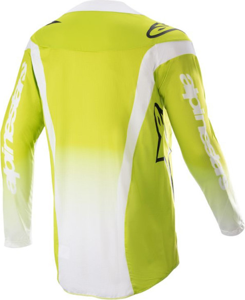 Tricou Enduro Copii Rac-Push Yellow/White