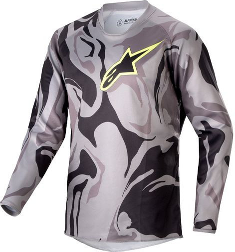 Tricou Moto Enduro/MX Copii Racer Tactical Cast Gray/Camo Magnet 24