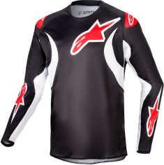 Tricou Moto Enduro/MX Copii Racer Lucent Black/White/Red 24