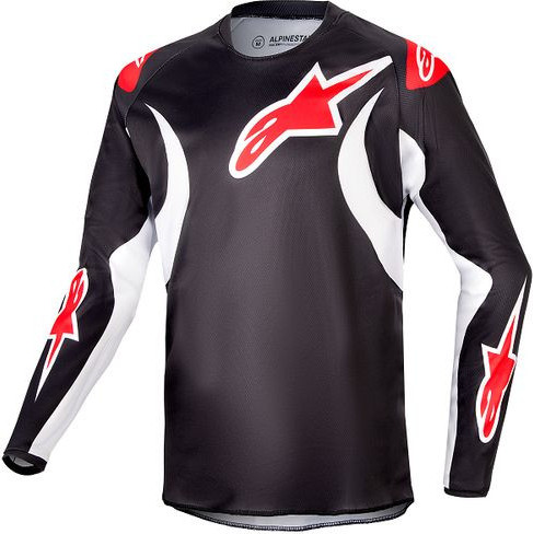 Tricou Moto Enduro/MX Copii Racer Lucent Black/White/Red 24