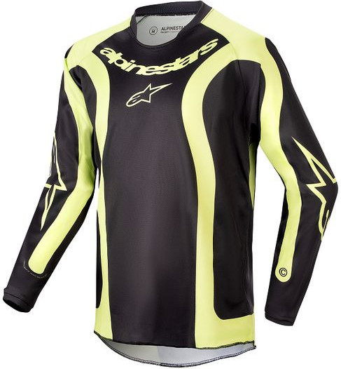 Tricou Moto Enduro/MX Copii Racer Lurv Black/Yellow 24