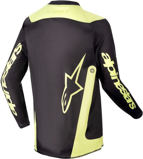 Tricou Moto Enduro/MX Copii Racer Lurv Black/Yellow 24