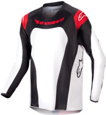 Tricou Moto Enduro/MX Copii Racer Ocuri Red/White/Black 24