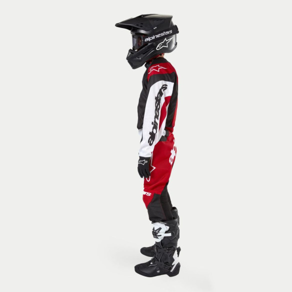 Tricou Moto Enduro/MX Copii Racer Ocuri Red/White/Black 24