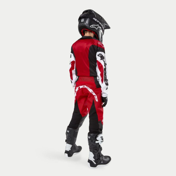 Tricou Moto Enduro/MX Copii Racer Ocuri Red/White/Black 24