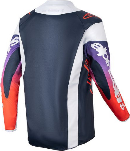 Tricou Moto Enduro/MX Copii Racer Hoen Gray/Orange/Blue 24