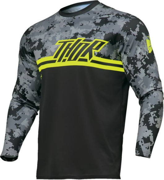 Tricou Moto Mx/Enduro Copii Sector Digi Black/Camo 2024