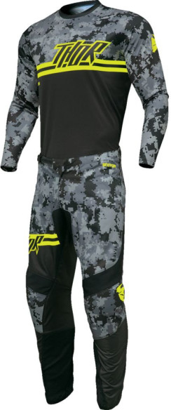 Tricou Moto Mx/Enduro Copii Sector Digi Black/Camo 2024