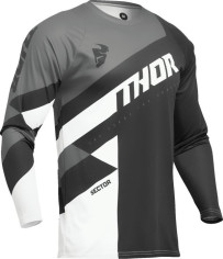 Tricou Moto Mx/Enduro Copii Sector Checker Black/Gray 2024