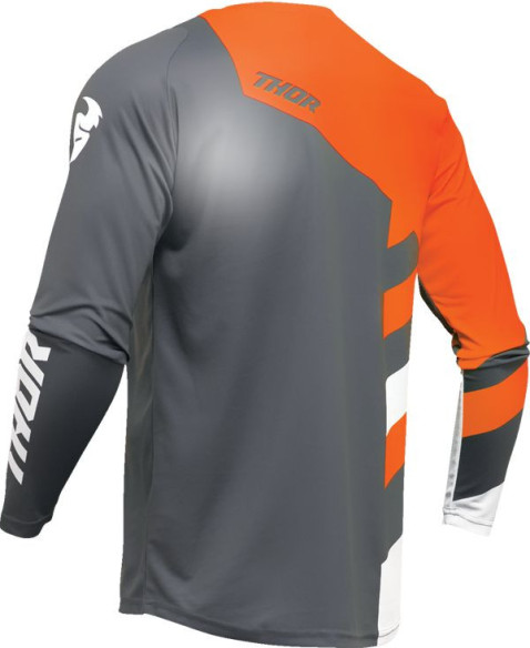 Tricou Moto Mx/Enduro Copii Sector Checker Charcoal/Orange 2024