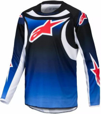 Tricou Moto MX/Enduro Copii Racer Youth Wurx Blue/Black/White 24