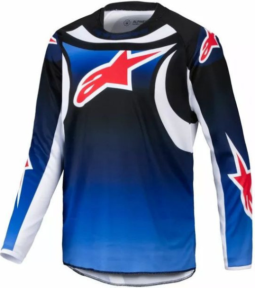 Tricou Moto MX/Enduro Copii Racer Youth Wurx Blue/Black/White 24