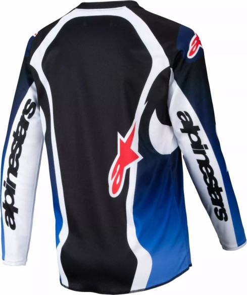 Tricou Moto MX/Enduro Copii Racer Youth Wurx Blue/Black/White 24