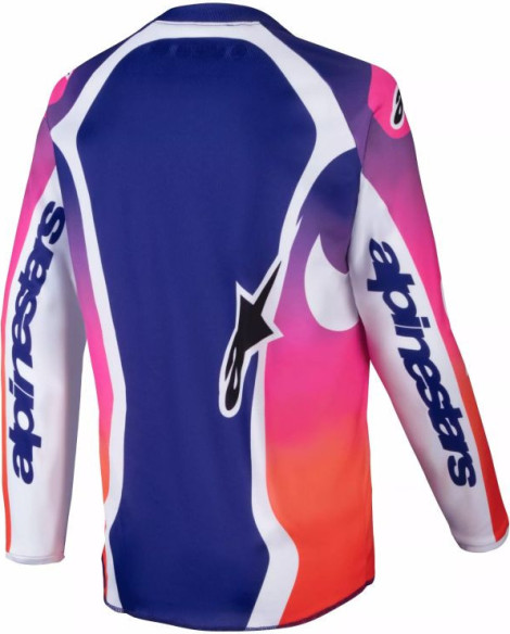 Tricou Moto MX/Enduro Copii Racer Youth Wurx Orange/Blue/White 24