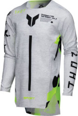 Tricou Moto MX/Enduro Copii Sportmode Riot White/Acid 25