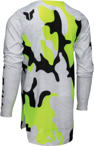 Tricou Moto MX/Enduro Copii Sportmode Riot White/Acid 25