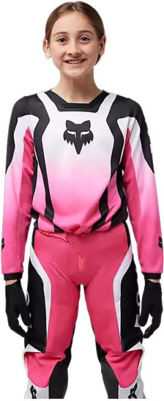 Tricou Moto MX/Enduro Copii Youth Girls 180 Lean Black/Pink