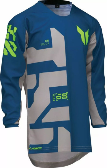 Tricou MX/Enduro Copii Youth Launchmode Forge Blue 2025