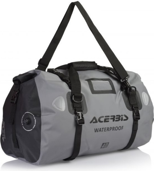 Geaca Moto X-Water 40L Black/Grey