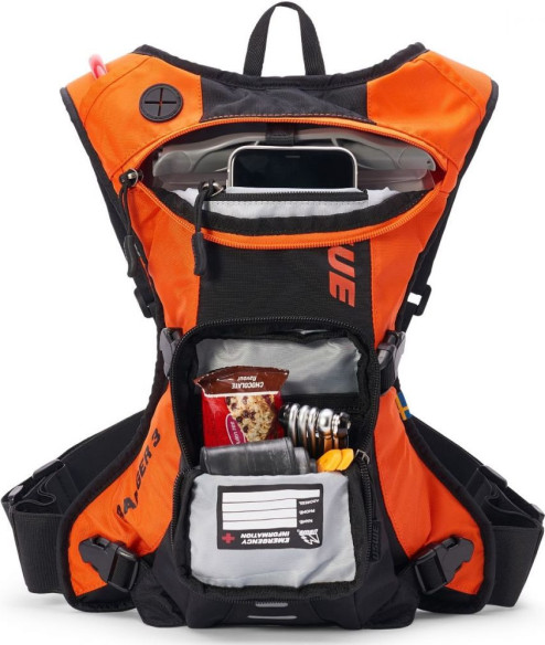 Rucsac Hidratare Ranger Orange 3L Rezervor 2L