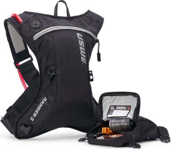Rucsac Hidratare Ranger Black 3L Rezervor 2L