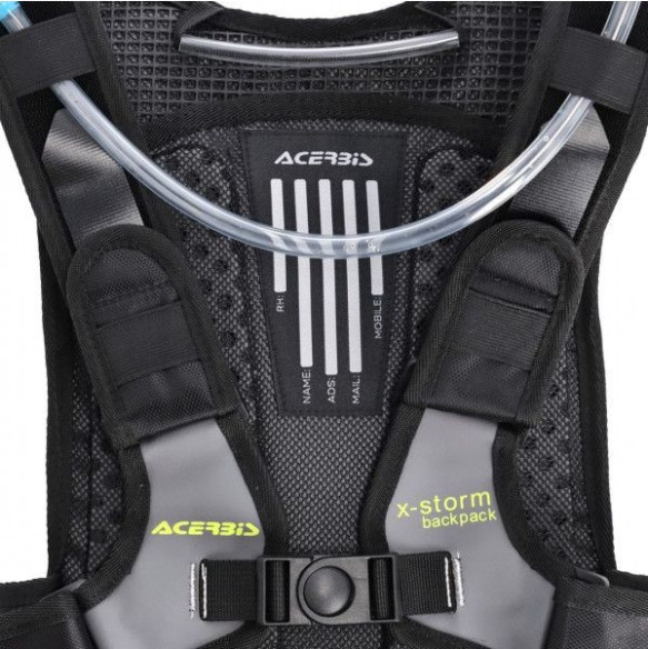 Rucsac Moto MX Hidratare X-Storm Logo 3L Black/Grey