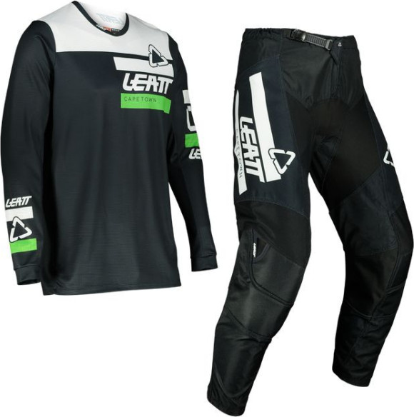 Combo Pantaloni + Tricou Ride Moto 3.5 V22 Black/Green