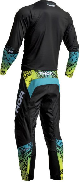 Combo Moto Tricou + Pantaloni Sector Atlas Black/Teal 23
