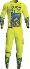 Combo Moto Tricou + Pantaloni Sector Atlas Black/Blue 23