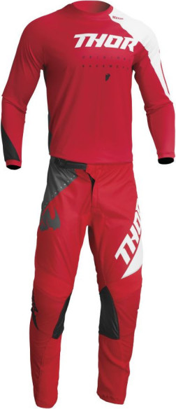 Combo Moto Tricou + Pantaloni Sector Edge Red/White 23