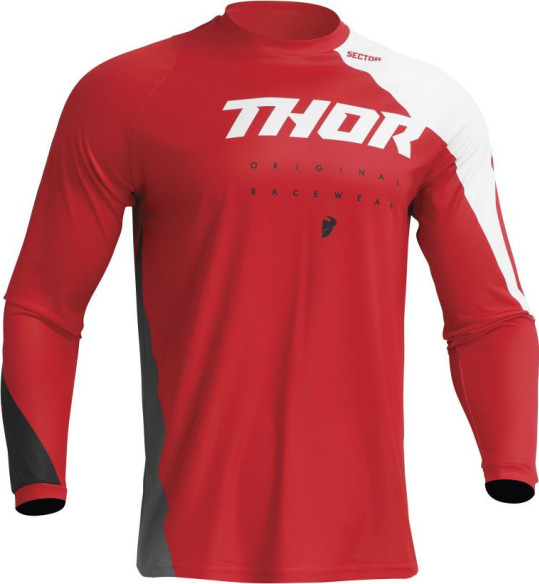 Combo Moto Tricou + Pantaloni Sector Edge Red/White 23