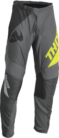 Combo Moto Tricou + Pantaloni Sector Edge Dark Gray/Acid 23