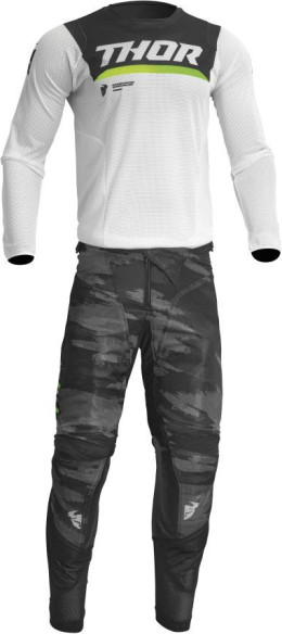 Combo Moto Tricou + Pantaloni Pulse Air Cameo White/Black 23