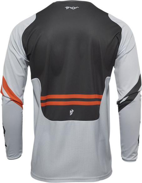 Combo Moto Tricou + Pantaloni Pulse Cube Light Gray/Red Orange 23