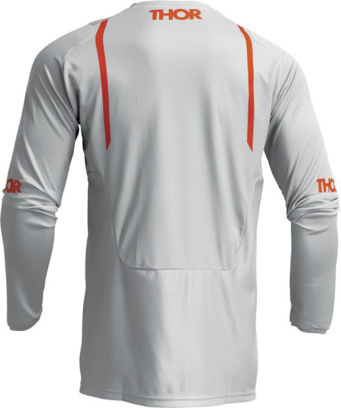 Combo Moto Tricou + Pantaloni Pulse Mono Light Gray/Orange 23