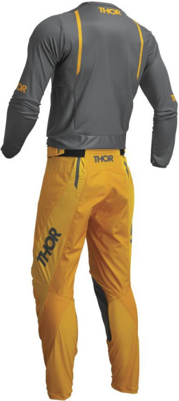 Combo Moto Tricou + Pantaloni Pulse Mono Dark Gray/Yellow 23