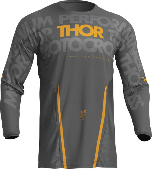Combo Moto Tricou + Pantaloni Pulse Mono Dark Gray/Yellow 23