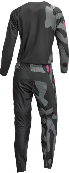 Combo Moto Tricou + Pantaloni Dama Sector Disguise Gray/Flo Pink 23