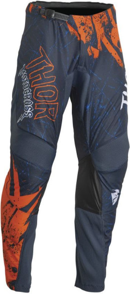 Combo Moto Tricou + Pantaloni Copii Sector Racewear Gnar Midnight/Orange 23