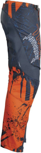 Combo Moto Tricou + Pantaloni Copii Sector Racewear Gnar Midnight/Orange 23