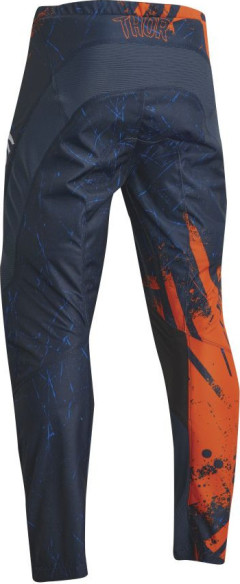 Combo Moto Tricou + Pantaloni Copii Sector Racewear Gnar Midnight/Orange 23
