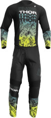 Combo Moto Tricou + Pantaloni Copii Sector Racewear Atlas Black/Teal 23
