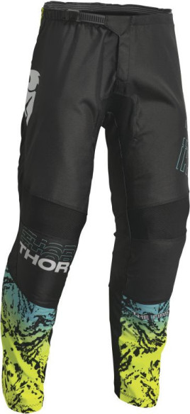 Combo Moto Tricou + Pantaloni Copii Sector Racewear Atlas Black/Teal 23