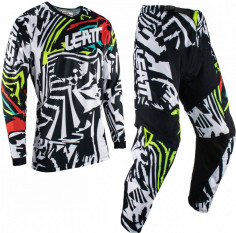 Combo Tricou + Pantaloni Ride Kit Moto 3.5 Zebra