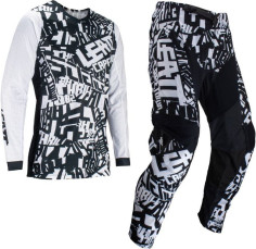 Combo Tricou + Pantaloni Ride Kit Moto 3.5 White 2024